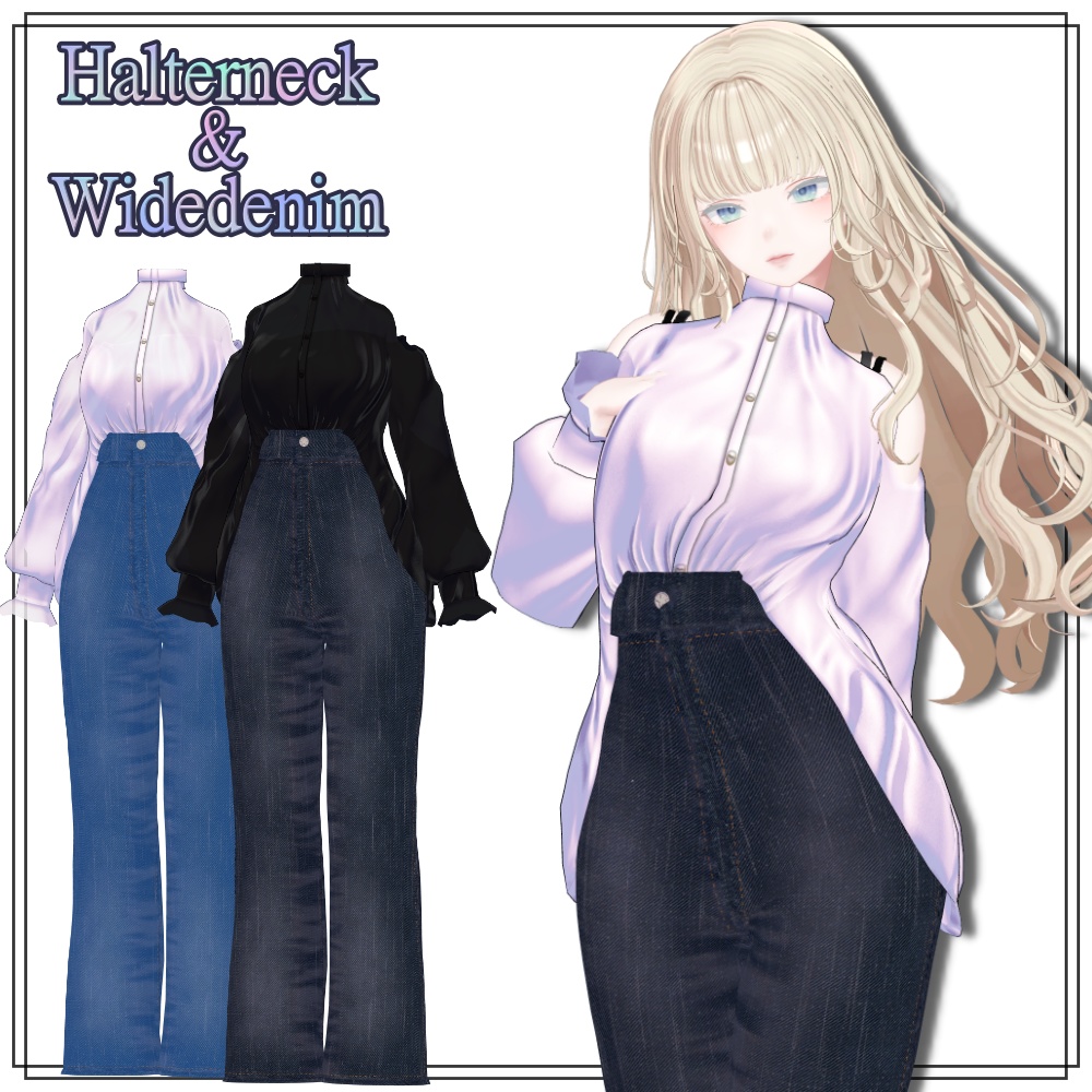 【森羅用】Halterneck&Widedenim