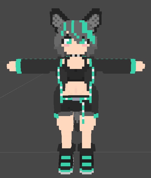 Voxel 街狐さん・NORANEKOSEVEN
