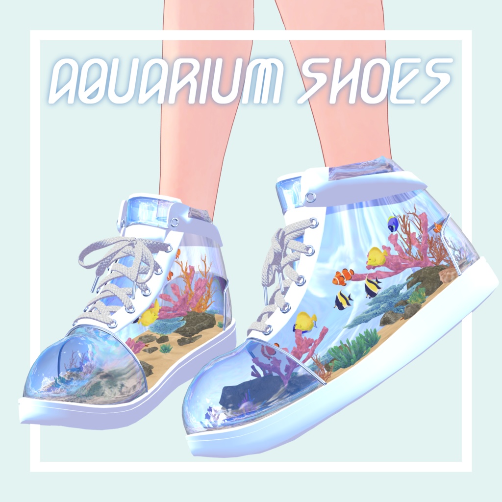 魚が泳ぐ✨アクアリウムシューズ