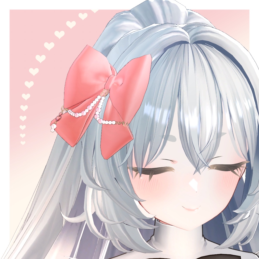 チャーム付きリボン