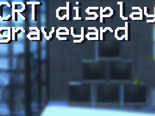 CRT display graveyard