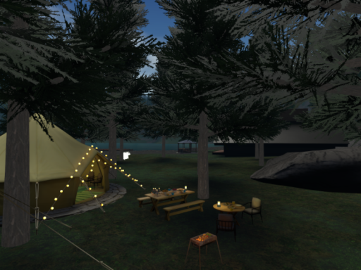 Camping with friends