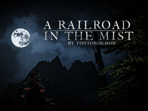 A Railroad in the mist․․․
