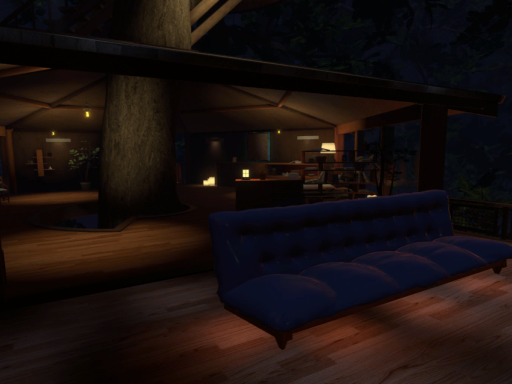 Sakura_Neco Tree House Night