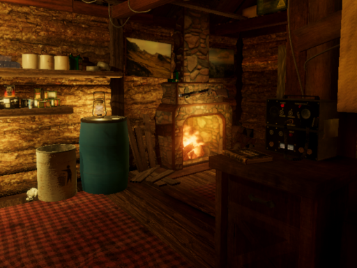 Snowstorm Cabin