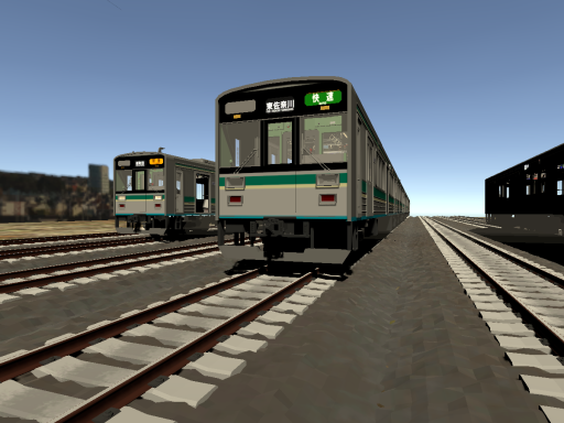 「私鉄電車」サンプルワールド Japanese_Train Sample World