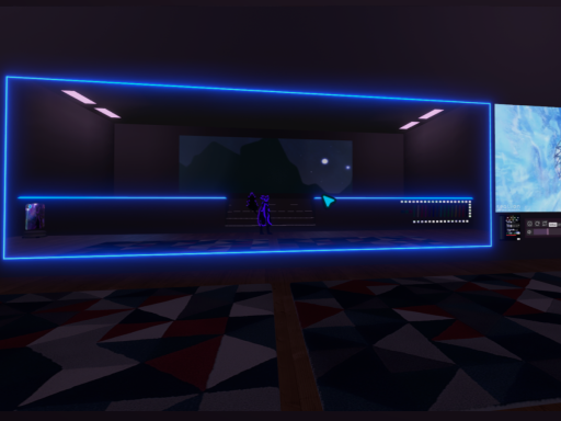 Small AudioLink Visualizer Room ＋ Avatars