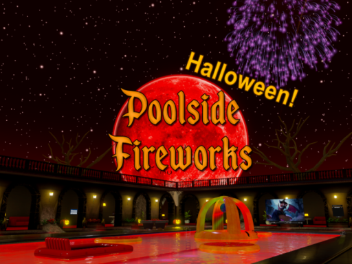 Poolside Fireworks