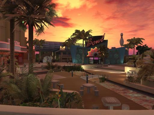 Home Square Dusk