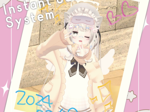 ［Sample Avatar］ インスタントカメラ風写真撮影システム （Crim Avatar Cheki System）