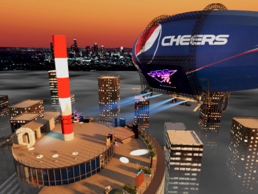 Rooftop Blimp