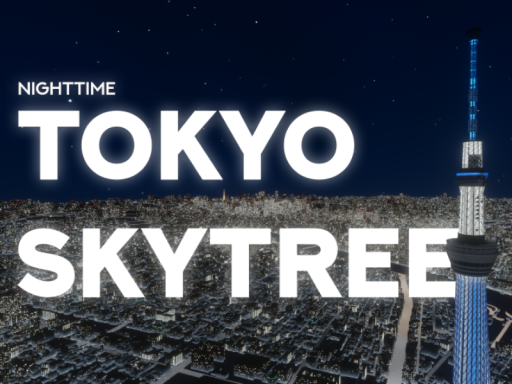 Tokyo Skytree Nighttime