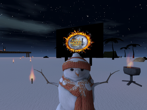 Winter Full Moon Party Beach Club