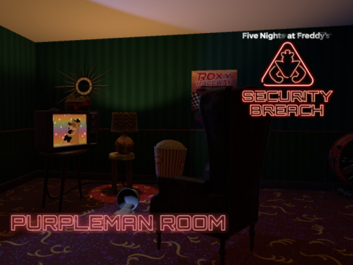 PurpleMan Room ｜ FNAF˸ Security Breach