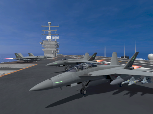 F⁄A-18 on carrier
