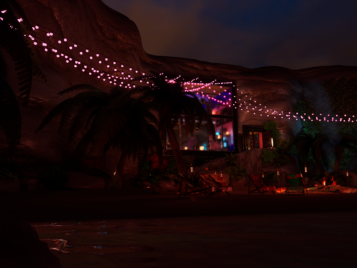 Glitchy Beach