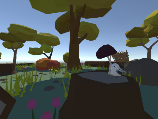 Birds Birb Avatar Forest Lowpoly