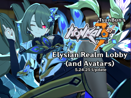 Elysian Realm Lobby （and Avatars） - Honkai Impact