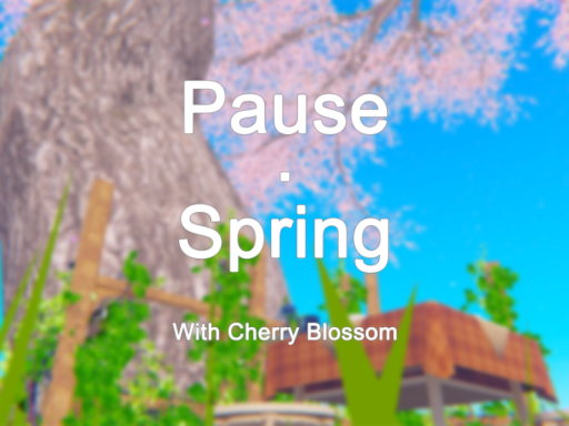 Pause - Spring With Cherry Blossom