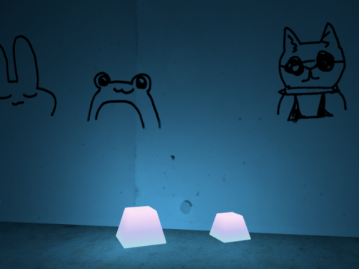 Blue theme chill room