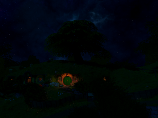 Bag End - Hobbiton - Night