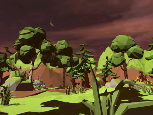 cartoon forest