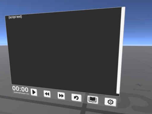BowScriptPrompter⁄台本プロンプターギミック Sampleworld