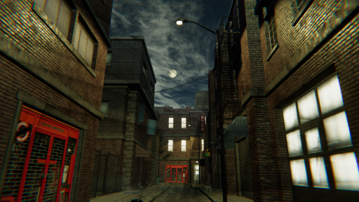 Summer Night Alley