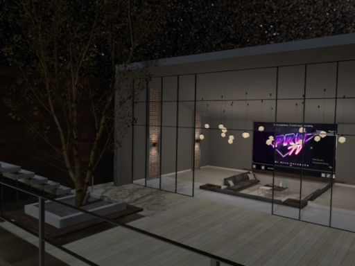 Midnight Courtyard
