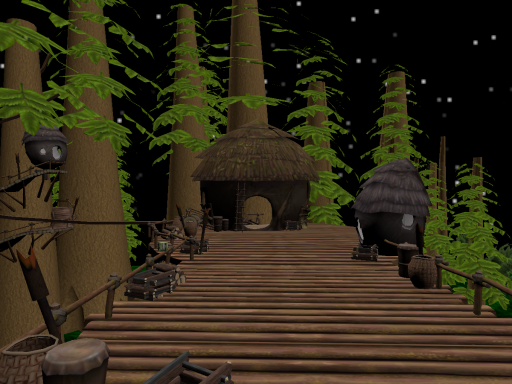 Endor⁄ Ewok village