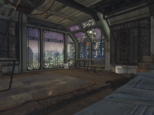 Isaac's Apartment‚ Lunar colony