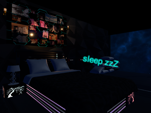 sleep and chill