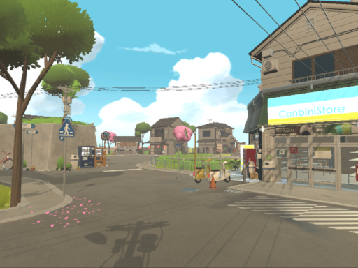和風の町