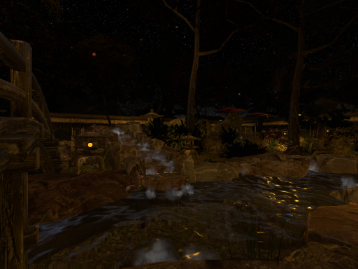Oriental Garden Night