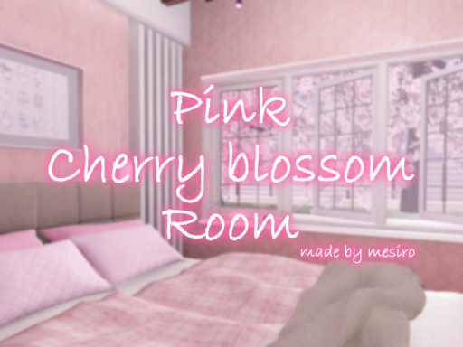 Pink Cherry blossom Room