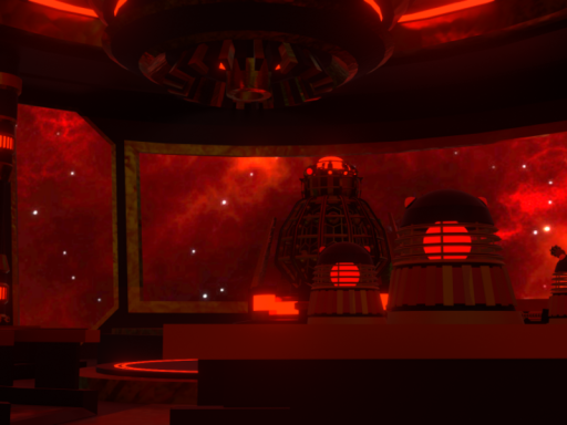 Encaged Dalek FlagShip