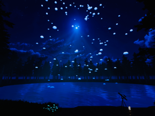宙へ紡ぐ湖 - Lake Weaving Toward the Cosmos -