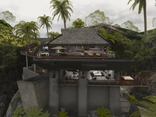 Overcast Cliffhouse