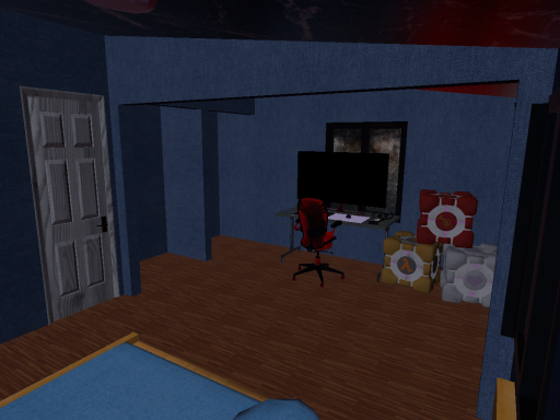 Bed and VR Room