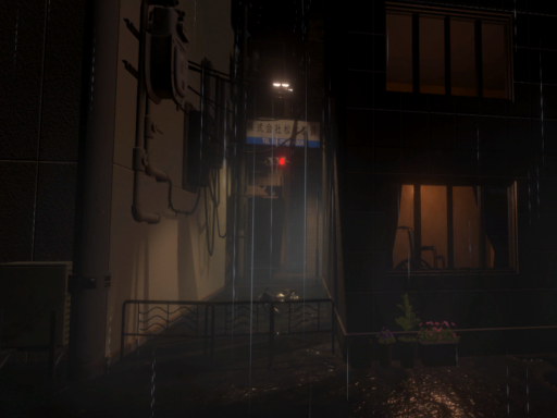Rain in a coma