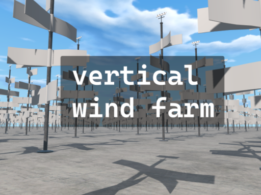 vertical wind farm