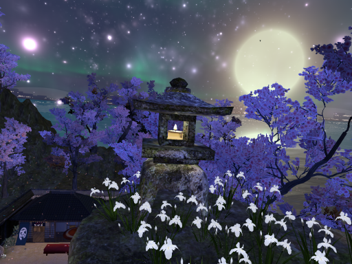 夜の日本庭園 Night Japan Garden