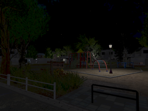 ガルル第1公園（夜）