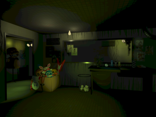 FNaF 3 （ Fazbears Fright ）（EPILEPSY WARNING）very laggy for quest for the time being till i find a salution