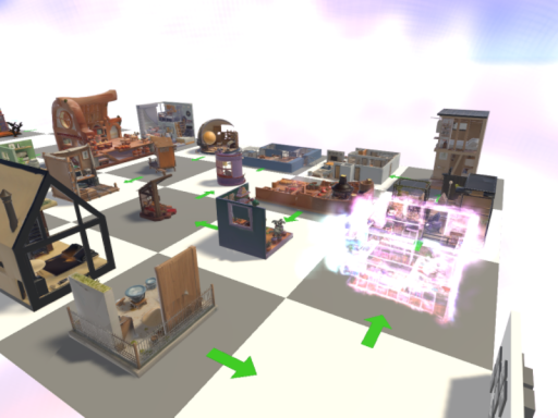 EXPO rooms and architecture models