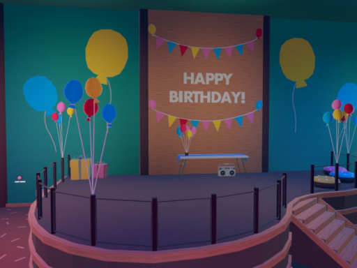＾BirthdayTemplate by CraftySponge （rec room original）