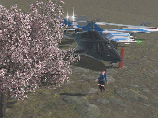 A56-7W＋桜（高ポリ）