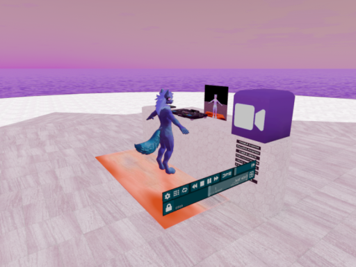Virtual FurMix Hologram Recorder - Half Half