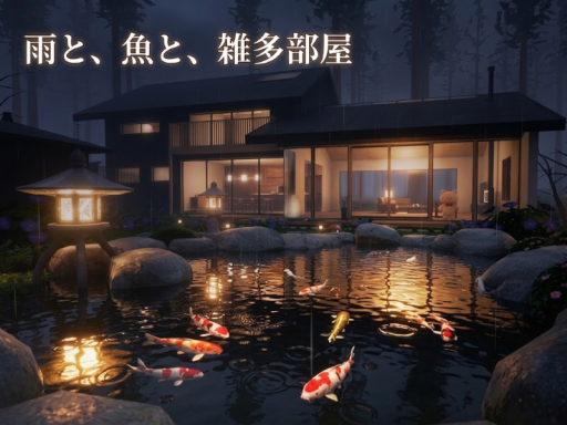 雨と、魚と、雑多部屋