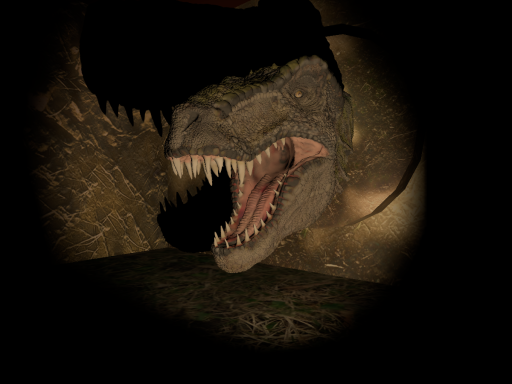 High Detail Rex Head